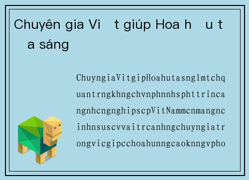 Chuyên gia Việt giúp Hoa hậu tỏa sáng