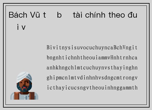 Bách Vũ từ bỏ tài chính theo đuổi vẽ
